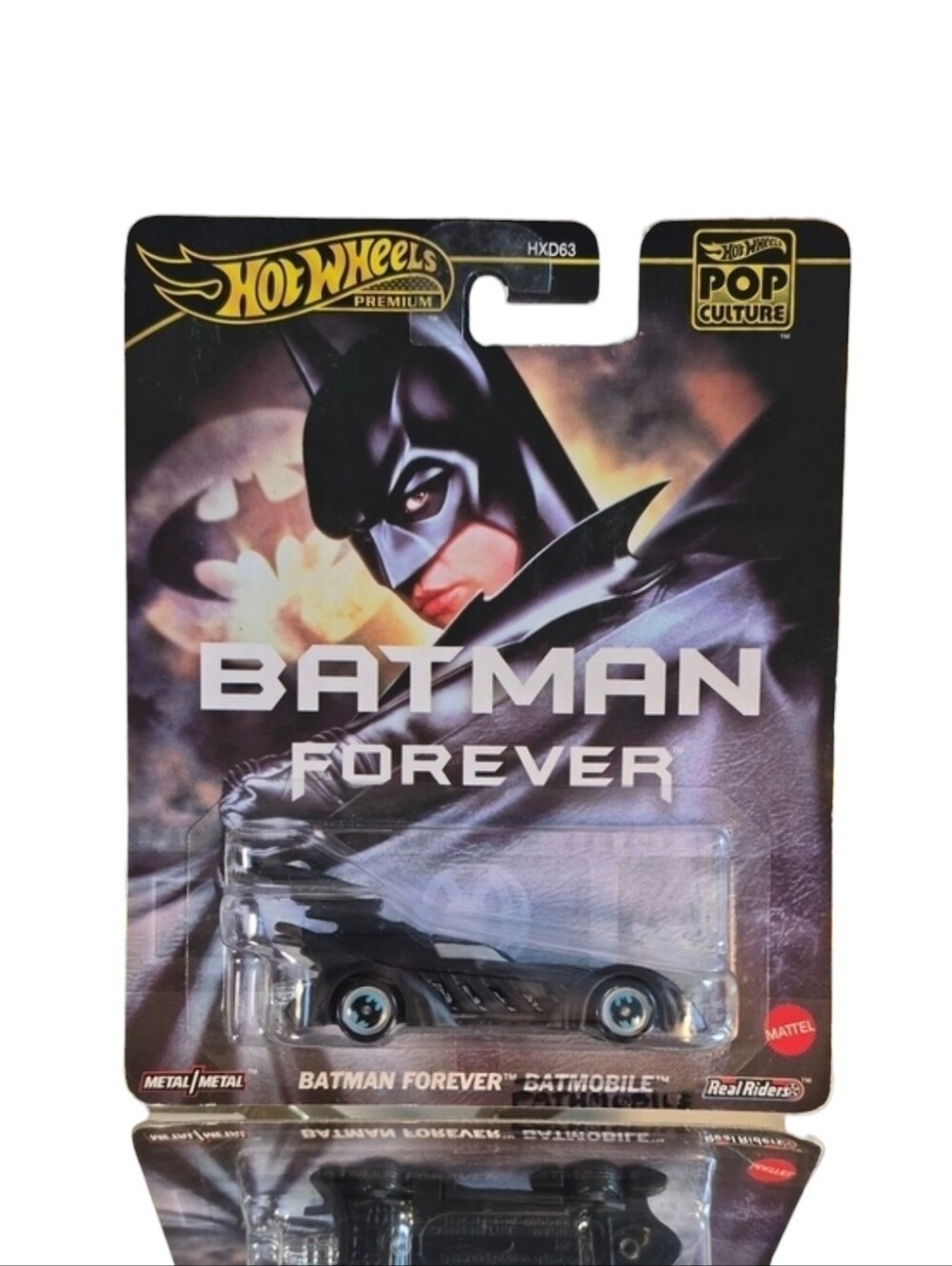 Batman Forever Batmobile- Hot WHeeLs Premium, 1:64, Black.